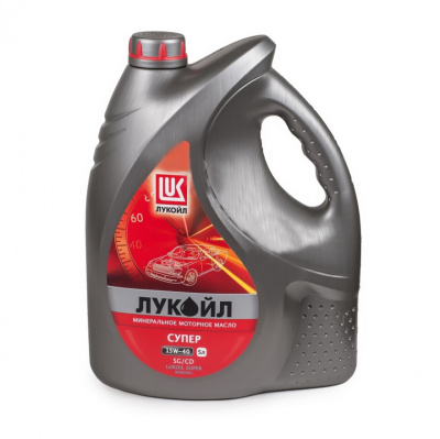 Масло Лукойл Супер 15W40 5л мин