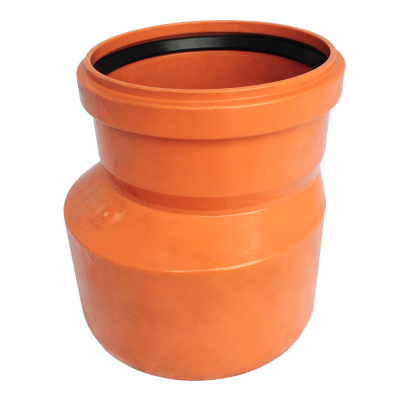 Патрубок переход. 110*160 рыжий