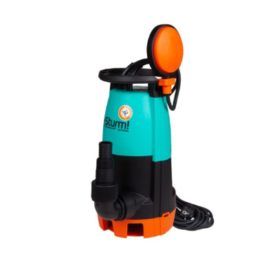 Насос погружной 3 в 1 Sturm!, 450Вт, част. до 30мм, 200л/мин, напор 6м