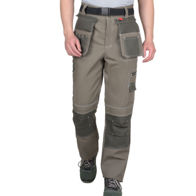 Брюки "СИРИУС-Токио" т.песок с хаки (тк.Канвас) р. 96-100/182-188