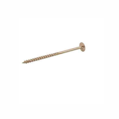 Шуруп конструкционный для дерева с прессшайбой 10,0х160 желт.