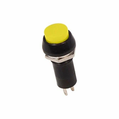 Выключатель-кнопка  250V 1А (2с) ON-OFF  желтая  REXANT, 36-3033