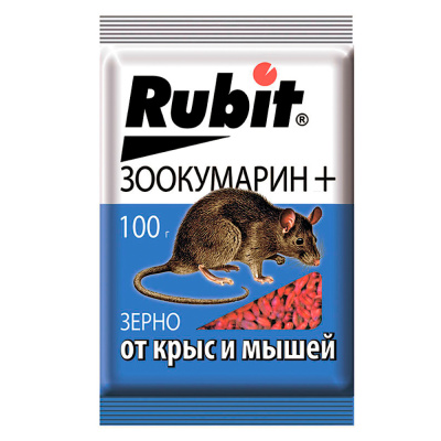 Зерно 100г Зоокумарин+ Рубит 10/50 Рости