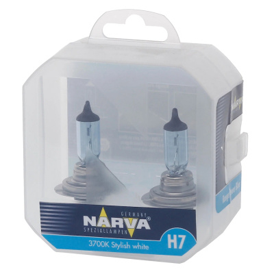 Лампа авт. 12V (3700 K) H7 55W PX26d (комплект: 2 шт.) Range Power Blue Narva