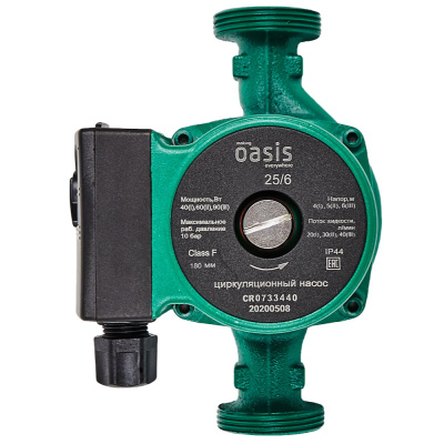 Насос циркуляционный 25/6 "making Оasis everywhere" 