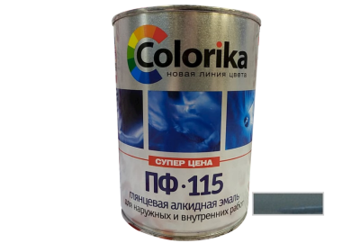 Эмаль ПФ-115 "Colorika" светло-серая 6,0 кг