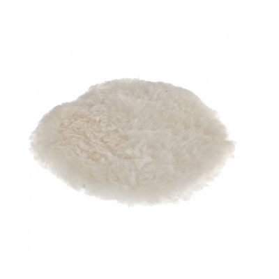 Насадка полировальная "под липучку", 180 мм, натуральная шерсть // MATRIX