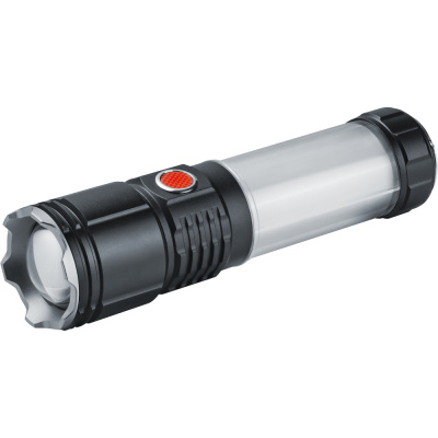 Фонарь светодиодный NPT-P07-ACCU алюминиевый профессиональный 1SST40 10Вт+8LED 7Вт li-ion 2Ач