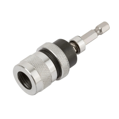 Адаптер для бит, магнитный фиксатор, ограничитель глубины, хвостовик CrV сталь, 68 мм