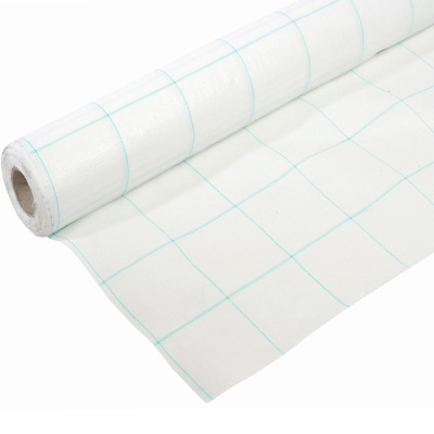 Материал почвоукрывной Naksan 1,55мх10м с колышками для крепления /белый/