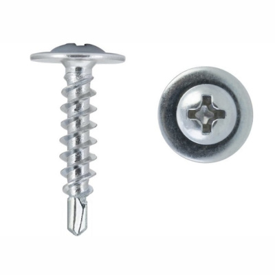 Саморез ПШС 4,2х25 (12х500шт) цинк (короб Rizzel)