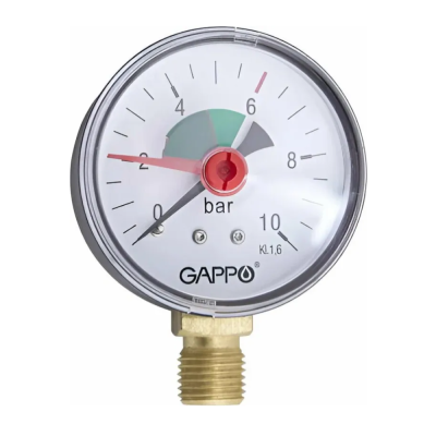 Манометр радиа. с указателем 10