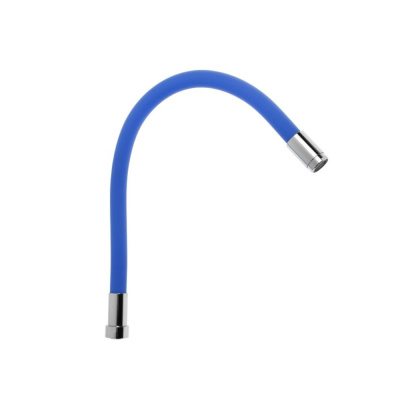 Излив силькон д/комб.смес синий. W01 