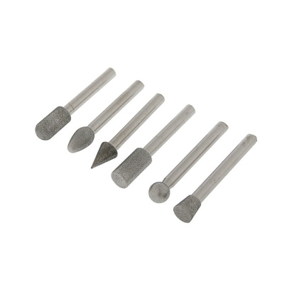 Шарошки усиленная сталь с алмазным напылением штифт диам.6мм