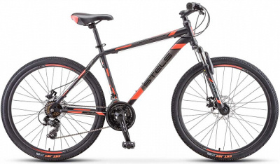 Велосипед 26" STELS Navigator-500 MD (18" Чёрный/красный)
