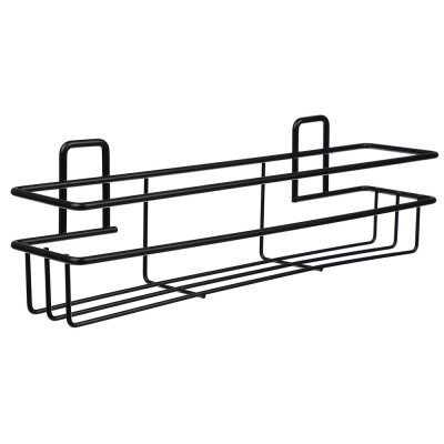 Полка настенная, прямоугольная, металл, 30x7,5x7 см, черный VETTA 