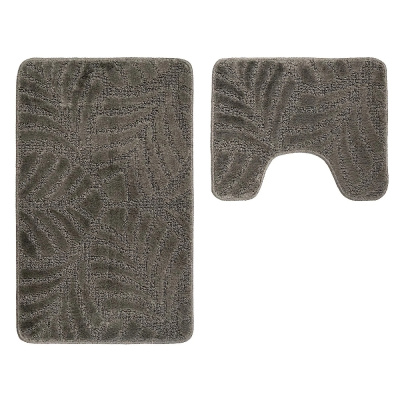 Набор ковриков д/ванной Актив icarpet 50*80+50*40 серый (01)