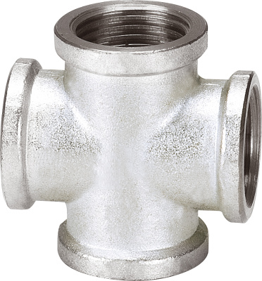 Крестовина 3/4 г/г/г/г хром