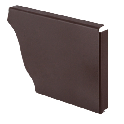 Заглушка желоба правая 120х86 (ПЭ-01-8017)