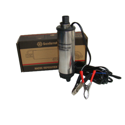 Насос перекачки топлива (для солярки) 24В несъемный фильтр БелАвтоКомплект