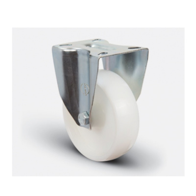 Колесо нейлоновое неповоротное 125 мм ( EM02-ZKZ-125 )