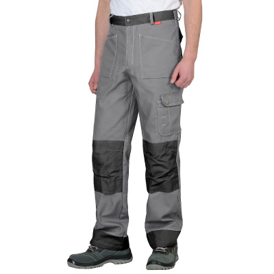 Брюки "ВЕСТ-ВОРК" ср.серые с т.серым р.   88-92/182-188 (ЧЗ)