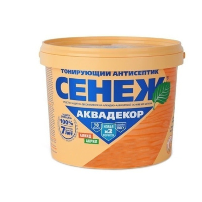 Антисептик тонирующий СЕНЕЖ АКВАДЕКОР Х2-115 (папоротник)-2,5кг