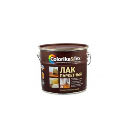 Лак паркетный алкидно-уретановый "Colorika&Tex'' матовый 2,7л