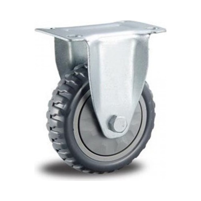 Колесо промышленное ЛИТОЕ  неповорот.   75мм