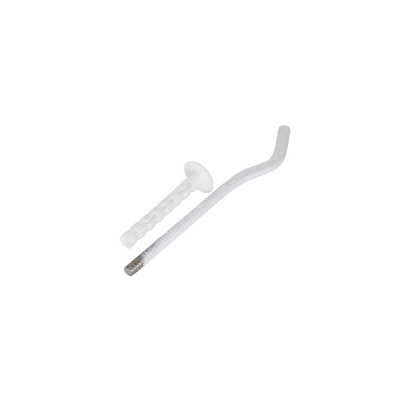 Кронштейн для радиатора сдюбелем анкерный белый 9*220мм для чугунного радиатора