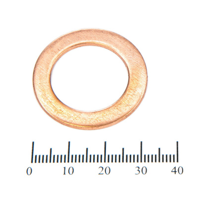 Шайба медная ф22*33*1,5мм