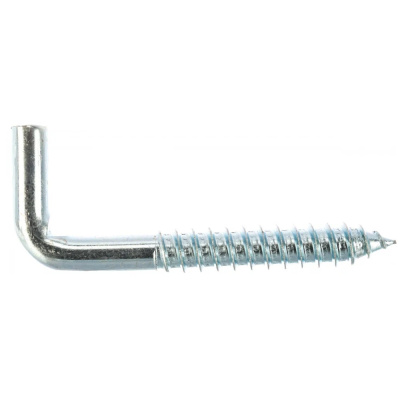Крюк шуруп L-образный KRHR-12