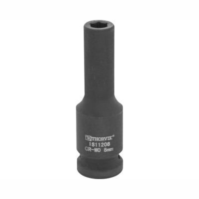 Головка торцевая ударная глубокая 1/2"DR, 8 мм IS11208