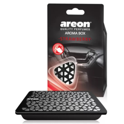 Ароматизатор для автомобиля Areon "AROMA BOX" Strawberry  704-ABC-04