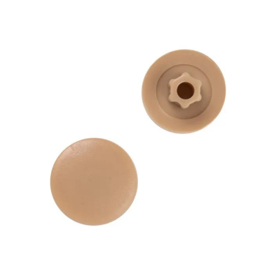 Заглушка для конфирмата S=4, бежевая