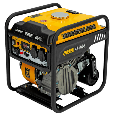Генератор инверторный GK-2200iF, 2,2 кВт, 230 В, ручной старт// DENZEL