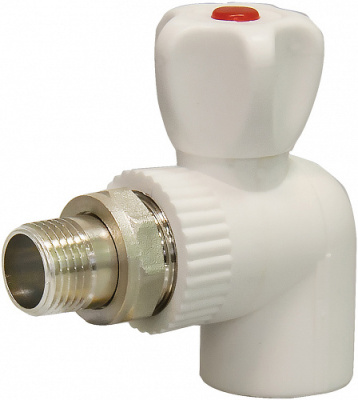 Кран шар. PP-R для радиатора угловой DN 20х3/4" СТМ ПЛАСТ 