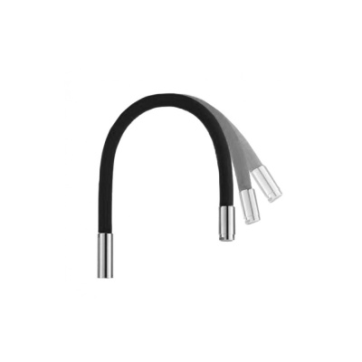 Излив силькон д/комб.смес черный. W04