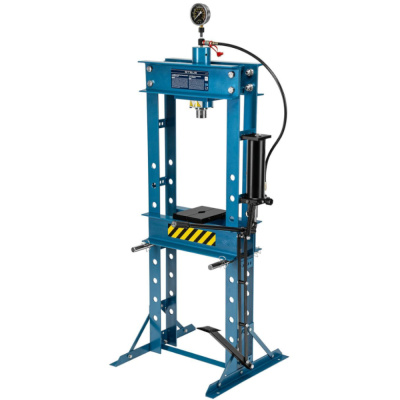 Пресс гидравлический с манометром и педалью, 30 т // Stels