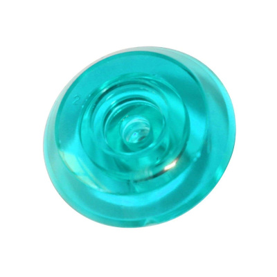 Шайба поликарбонатная (бирюза), 50шт.