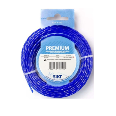 Леска PREMIUM SIAT 2.4 КРУЧЕНЫЙ КВАДРАТ 15М