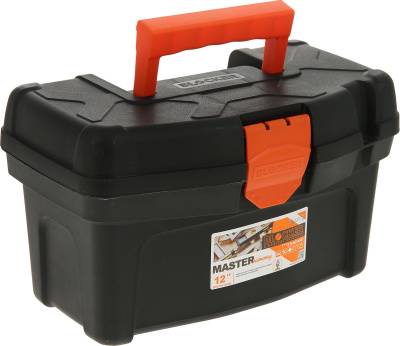 Ящик для инструмента "MASTER ECONOMY" №19 черн./оранж. "ПЛАСТИК РЕПАБЛИК"